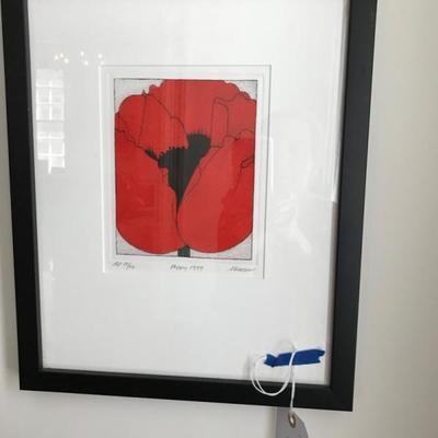 Poppy art $140