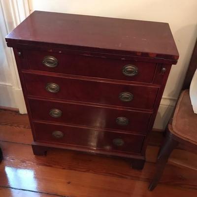 Chippendale style chest of drawers/desk $165
