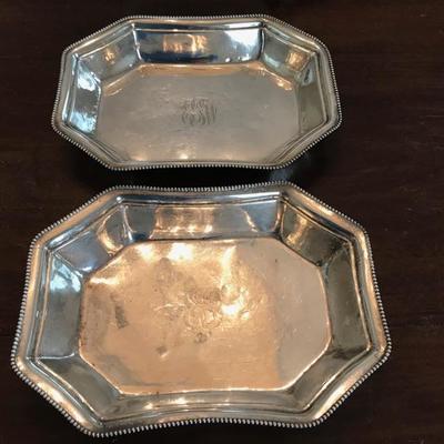 Sterling serving bowl engraved EG $125
2 available