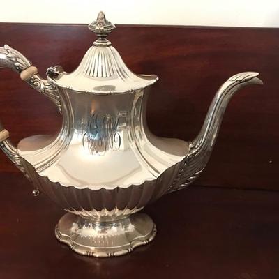 Sterling 5 piece Reed and Barton coffee service $1,500