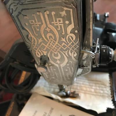 1953 Singer portable sewing machine 221-1 $395