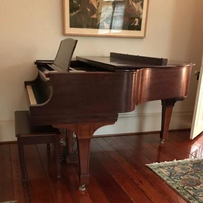 This Steinway and Son1911 Model A Stretch Grand Piano is serial #151483. It was restored in 1989 by Fox Company, Charleston, SC using...