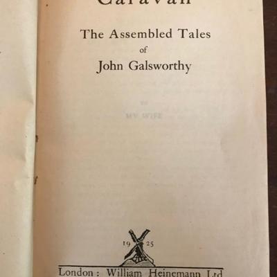 Caravan The Assembled Tales of John Galsworthy 1925 $90
or best offer