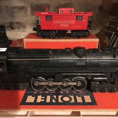 Red caboose $25
Engine $90