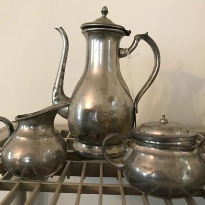 Pewter 3 piece set $85