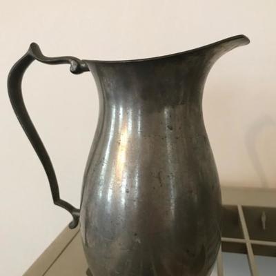 Pewter pitcher $45