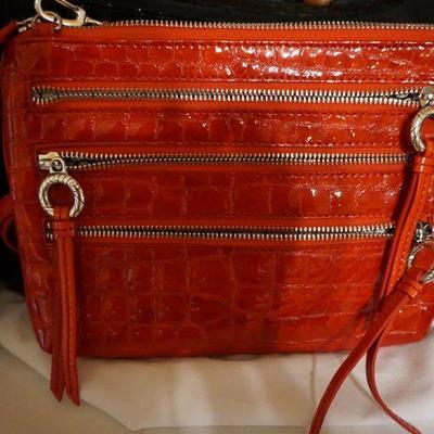 Red Brahmin Handbag