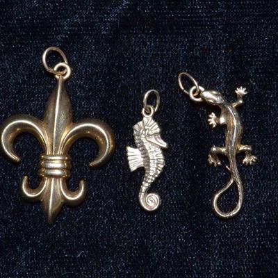 Gold charms