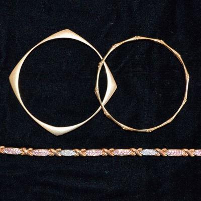 Gold bracelets