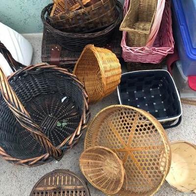 Assortment of Wicker Baskets
