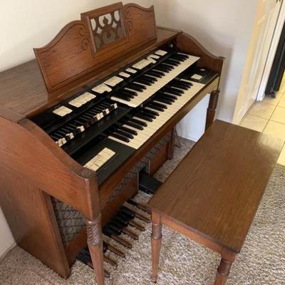 Organ with Piano Bench