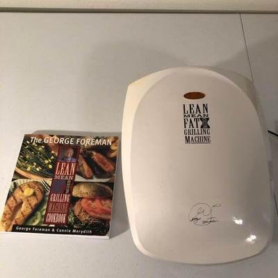 George Foreman Grill and Cookbook
