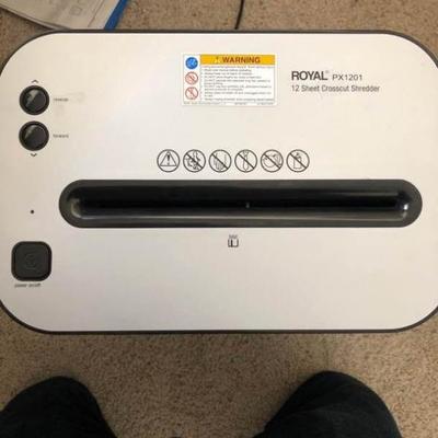 Royal 12 Sheet Cross Shredder