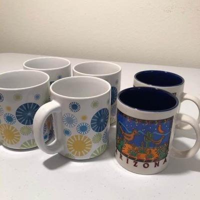 Six Coffee Mugs