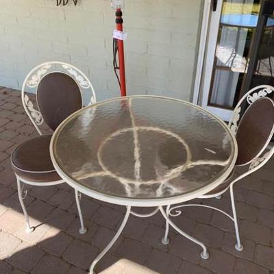 Patio Table and Two Chairs