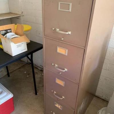 Four Drawer File Cabinet