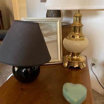 Three Assorted Lamps