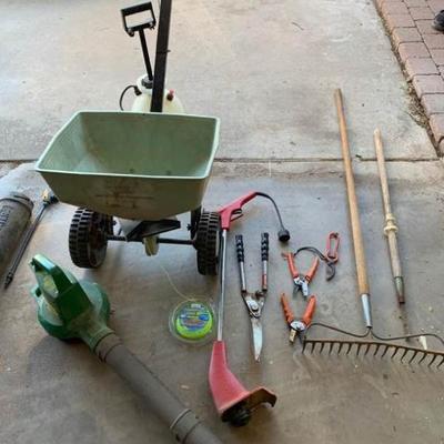 Lawn Fertilizer and Other Garden Tools