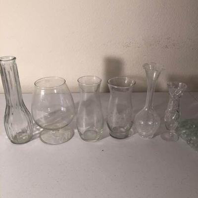 Assortment of Six Small Vases
