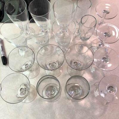Assortment of Five Different Types of Wine Glasses
