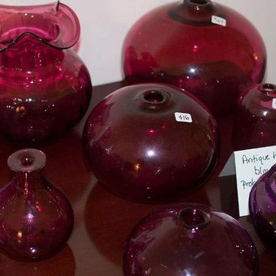 Vintage blown glass