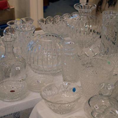 Loads of vintage and antique lead crystal!