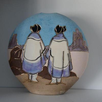 Two Women Vase