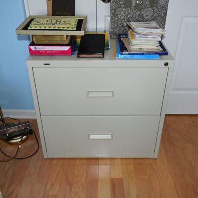 File Cabinet and Art Supplies