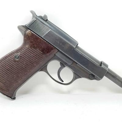 #177: Mauser P38 Semi-Auto 9mm Pistol with 1 Magazine
Serial Number: 3149 Barrel Length: 5.75