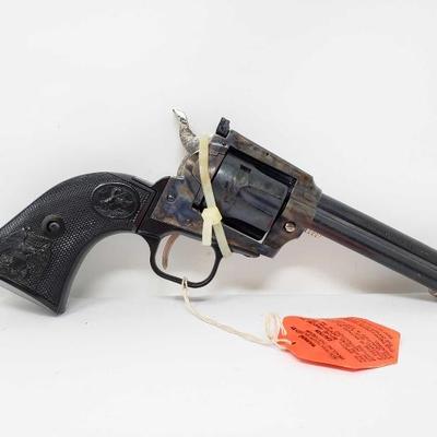 #133: Colt New Frontier John Wayne The Duke Commemorative. 22lr Revolver with Original Box
Serial Number: G208363
Barrel Length: 4.75