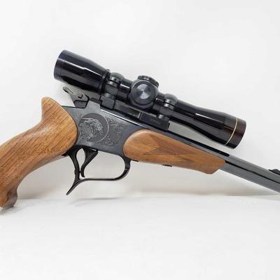 #182: Thompson Center Contender .223 Rem with Leopold M8-4X Scope
Serial Number: 131600 Barrel Length: 10