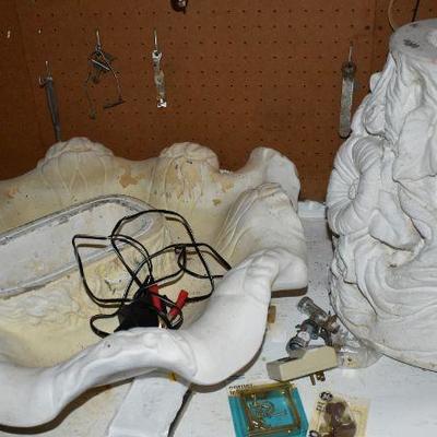 Second and third pieces of a 3 piece fountain