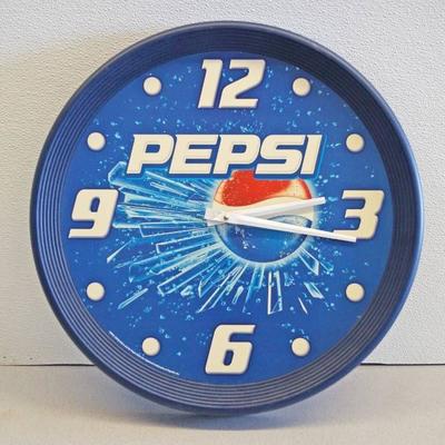Large Pepsi Clock - Great Condition, Battery Opera ...