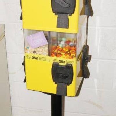 Rotating Commercial Coin Operated Candy Machine - ...