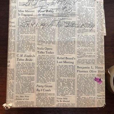 Antique international postal album number three 1920 to 1929