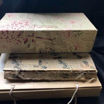 Asian themed box and two books