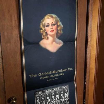 Vintage Bradshaw Crendell Billboard Sample for Merchants