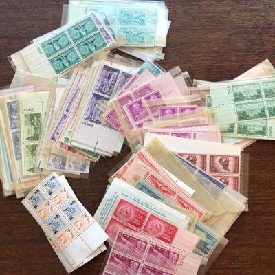 A collection of vintage stamps not in box