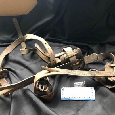 Vintage 1920 Pacific power and light pole climber