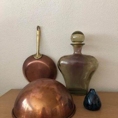 Copper and glass