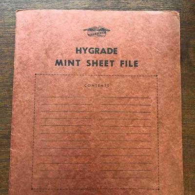 A collection of vintage stamp sheet number 2