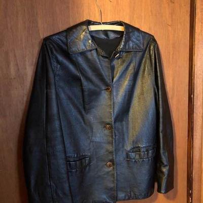 Vintage Lord and Taylor Black Leather Jacket
