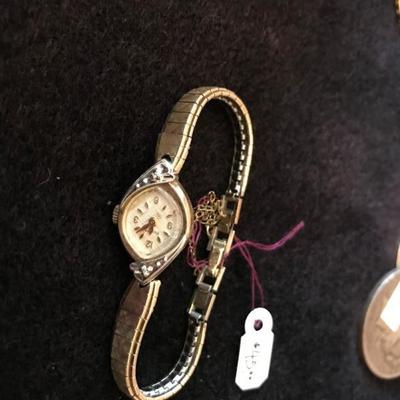 Bulova. 10K rolled gold plate ladies watch. $45