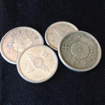 Japanese 10 Sen @ $2 (2 available)
Japanese 20 Sen @ $1.50 (2 available)