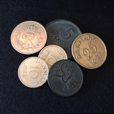 1959 Denmark Ore @ $2.25
1956 Denmark 25 Ore @ $4
1950 Denmark 25 Ore @ $8
1952 Denmark 10 Ore @ $4.50
1956 Denmark 10 Ore @ $2.50
1952...