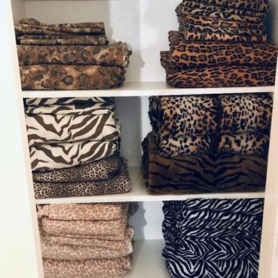 King Linen: cotton fitted $4, flat $5, pillow case $2 each
Fleece fitted $6, flat $7, pillow case @ $3 each
Throw  (55â€ x 68â€) @ $15...