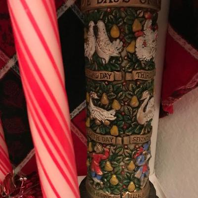 Lenox Candle. 12 Days of Christmas