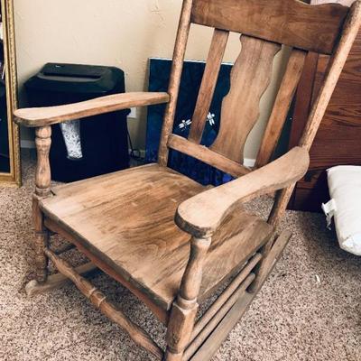 Wood Rocking Chair   $45