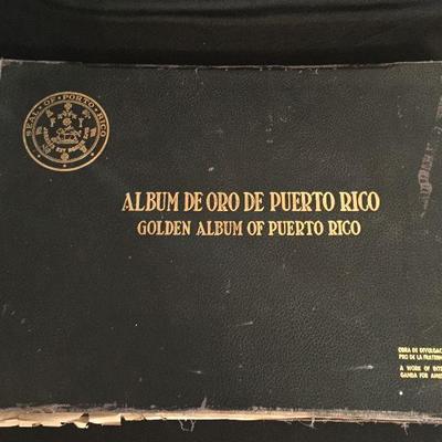 Puerto Rico - Book Golden Album of Puerto Rico First Edition 1939. $125