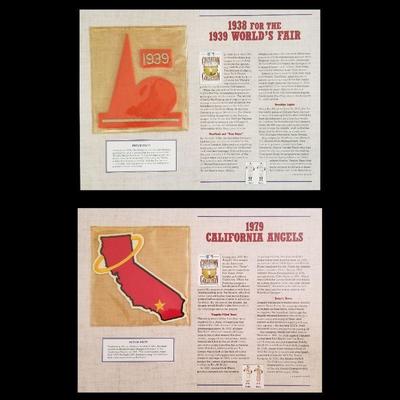 MLB Cooperston Collection Patches @ $28 each.  1839 World's Fair and 1979 California Angels
